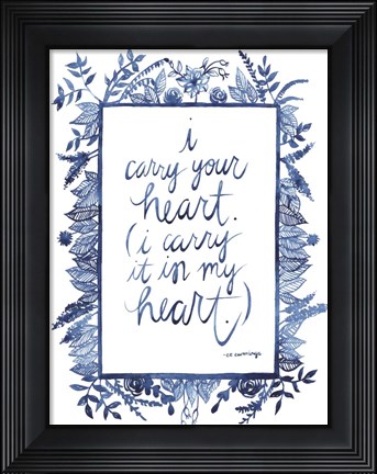 Framed Love Quote III Print