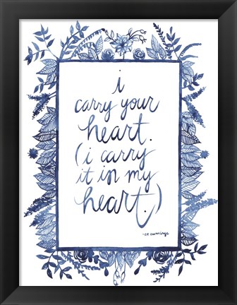 Framed Love Quote III Print