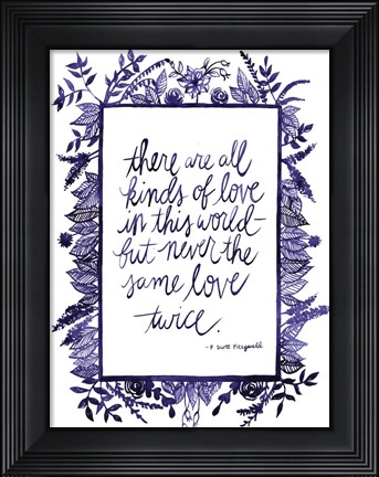 Framed Love Quote IV Print