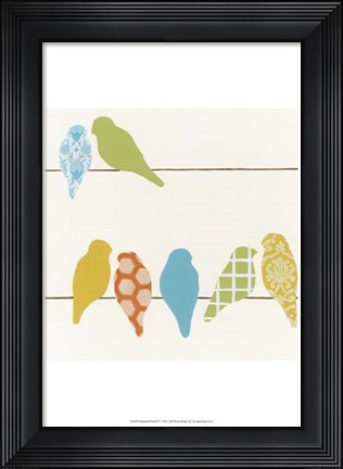 Framed Patterned Perch IV Print