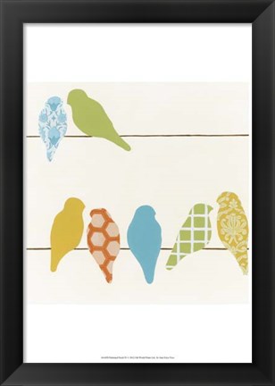 Framed Patterned Perch IV Print