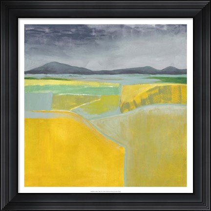 Framed Golden Valley II Print