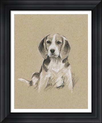 Framed Breed Sketches I Print