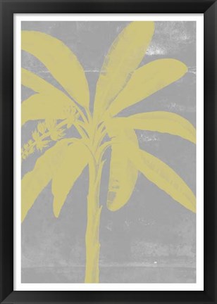 Framed Chromatic Palms III Print