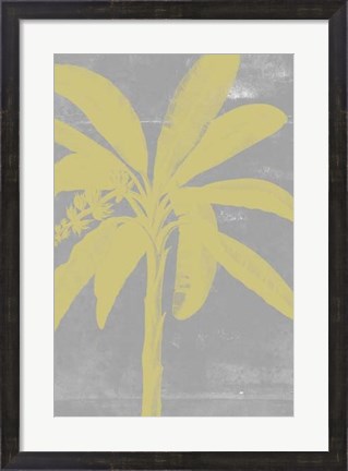 Framed Chromatic Palms III Print