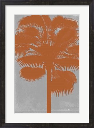 Framed Chromatic Palms IV Print