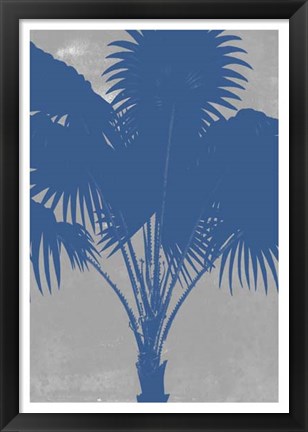 Framed Chromatic Palms VI Print