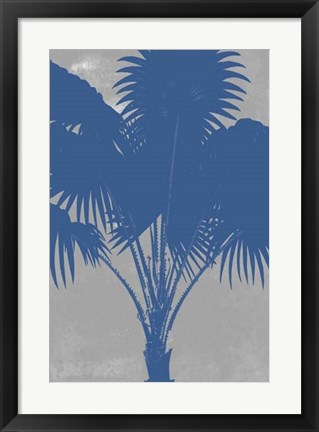 Framed Chromatic Palms VI Print