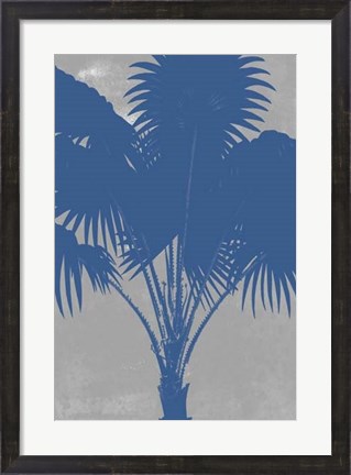 Framed Chromatic Palms VI Print