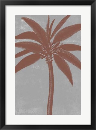 Framed Chromatic Palms VII Print