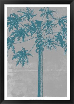 Framed Chromatic Palms VIII Print