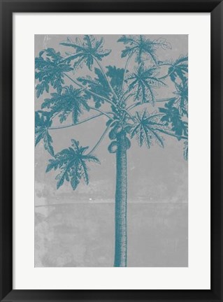 Framed Chromatic Palms VIII Print