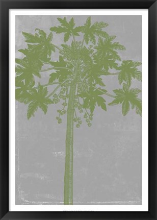Framed Chromatic Palms IX Print