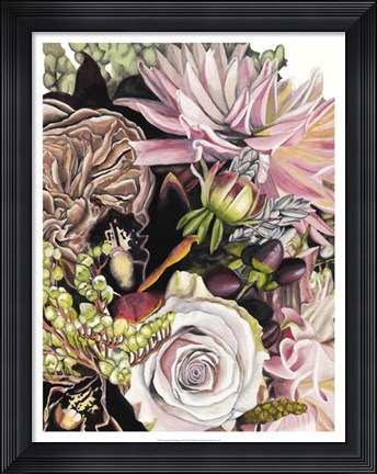 Framed Spring Floral Bouquet II Print