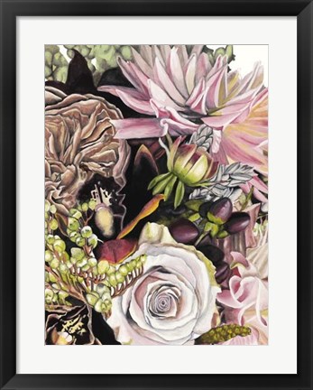 Framed Spring Floral Bouquet II Print