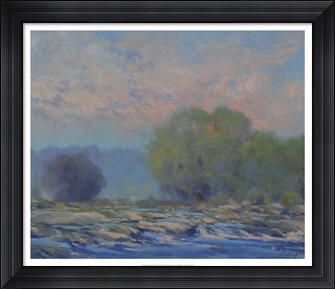 Framed James River from Belle Isle I Print