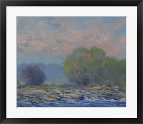 Framed James River from Belle Isle I Print