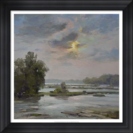 Framed James River from Belle Isle II Print