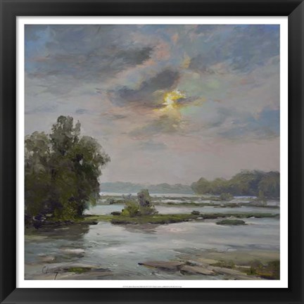 Framed James River from Belle Isle II Print