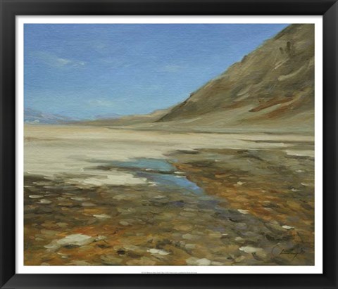 Framed Badwater Basin, Death Valley Print