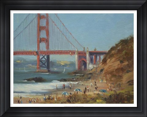 Framed Baker&#39;s Beach Print