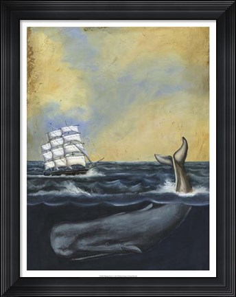 Framed Whaling Stories I Print