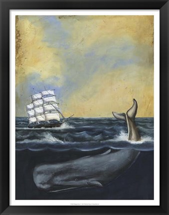 Framed Whaling Stories I Print