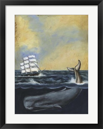 Framed Whaling Stories I Print