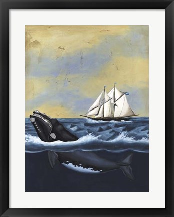 Framed Whaling Stories II Print