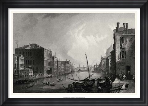 Framed Antique View of Venice Print