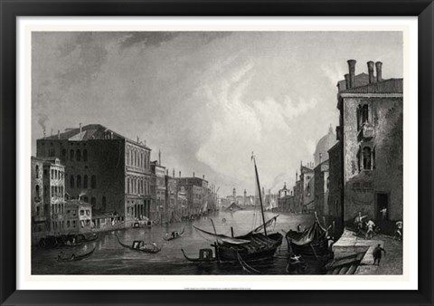 Framed Antique View of Venice Print