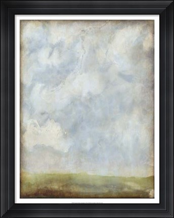 Framed Aged Abstract Landscape II Print