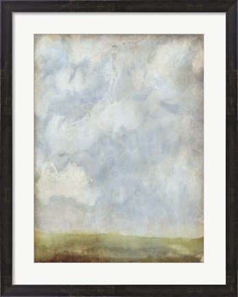 Framed Aged Abstract Landscape II Print