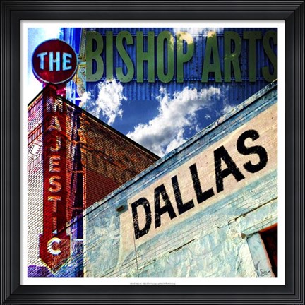 Framed Bishop Art - Dallas Print