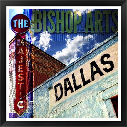 Framed Bishop Art - Dallas Print