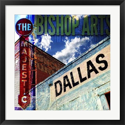 Framed Bishop Art - Dallas Print