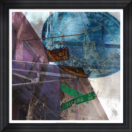 Framed Vickery Bars - Ft. Worth Print