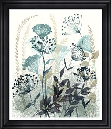 Framed Allayed Floral I Print