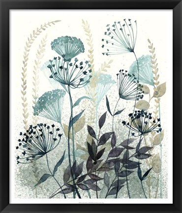 Framed Allayed Floral I Print