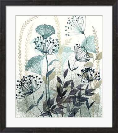 Framed Allayed Floral I Print