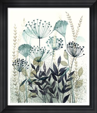 Framed Allayed Floral II Print