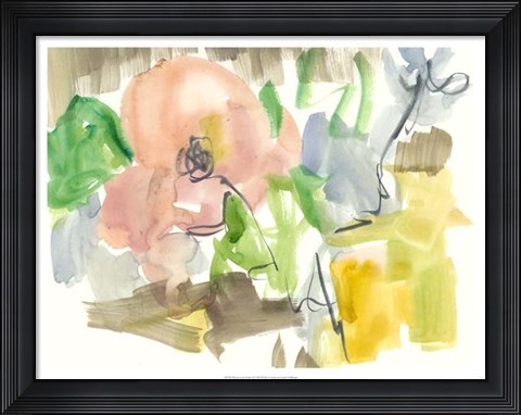 Framed Whimsy in The Garden II Print
