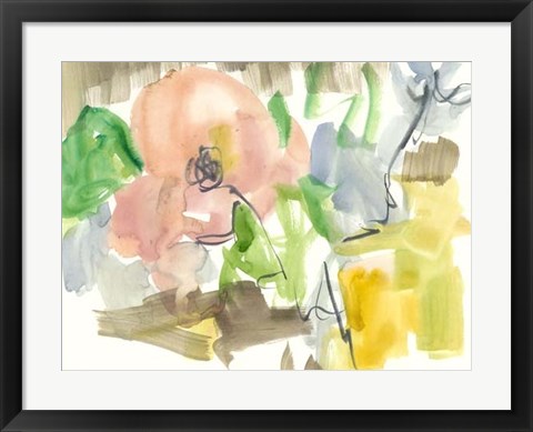 Framed Whimsy in The Garden II Print