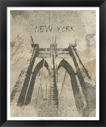 Framed Remembering New York Print