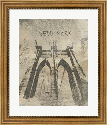 Framed Remembering New York Print