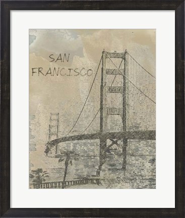 Framed Remembering San Francisco Print