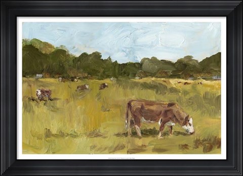 Framed Rural View I Print