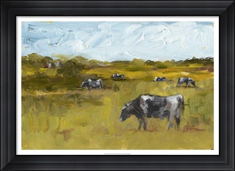 Framed Rural View II Print