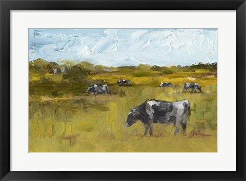 Framed Rural View II Print