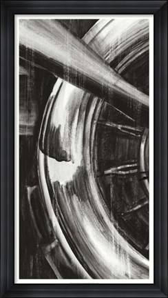 Framed Vintage Propeller I Print